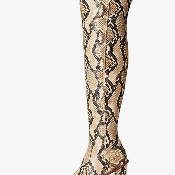 Women’s Vince Canute snake skin over the knee boots - Picture 9 of 11
